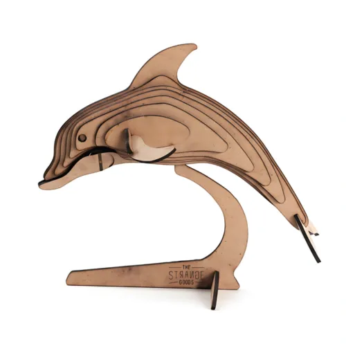 horizontal view of dolphin puzzle