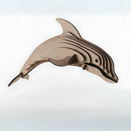 3D wooden Dolphin Puzzle